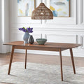Table à manger extensible Mid-Century en noyer avec rallonge papillon