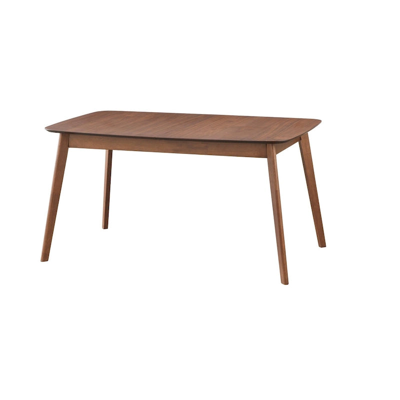 Table à manger extensible Mid-Century en noyer avec rallonge papillon