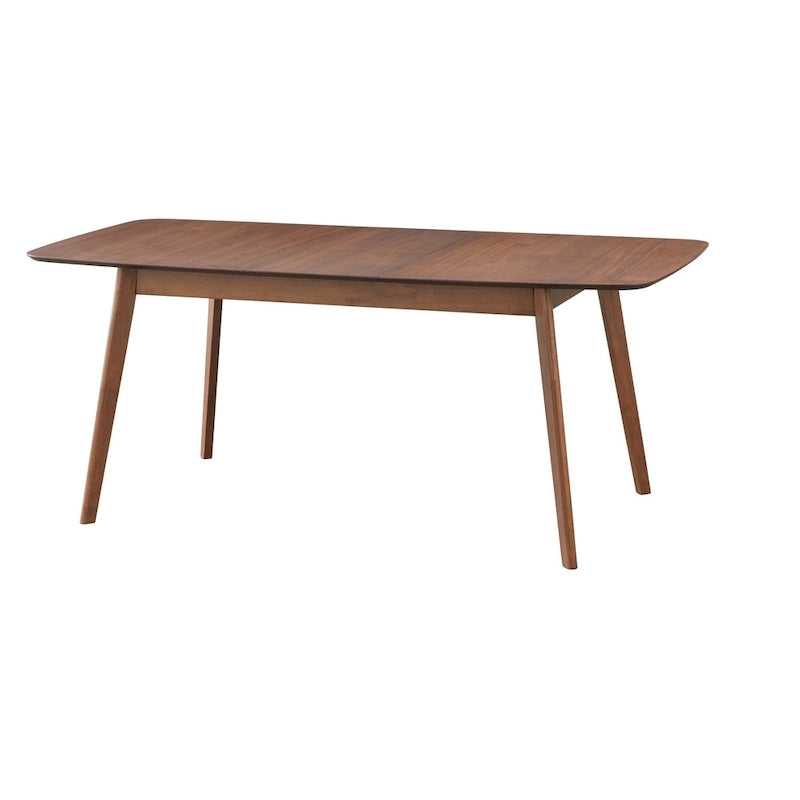 Table à manger extensible Mid-Century en noyer avec rallonge papillon