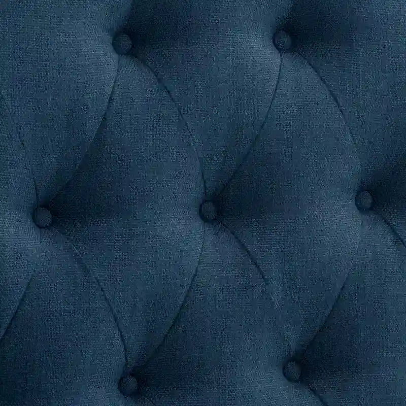 Tête de lit à panneaux bombés en tissu capitonné CorLiving Calera – Lit simple
