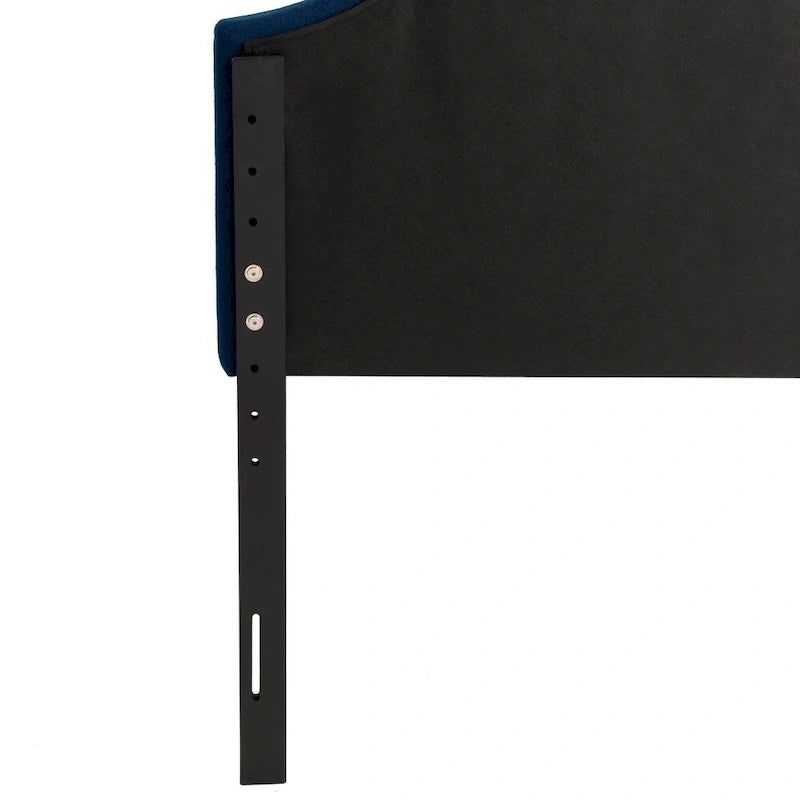 Tête de lit à panneaux bombés en tissu capitonné CorLiving Calera – Lit simple