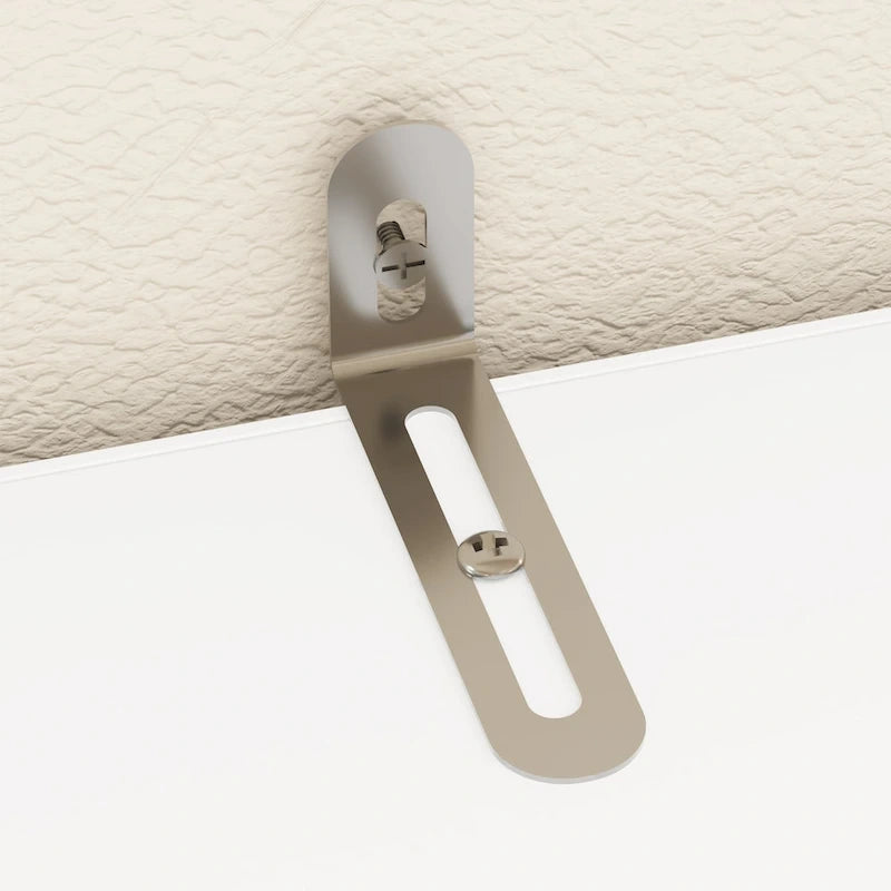 Armoire-penderie blanche avec coiffeuse, miroir LED et tiroirs