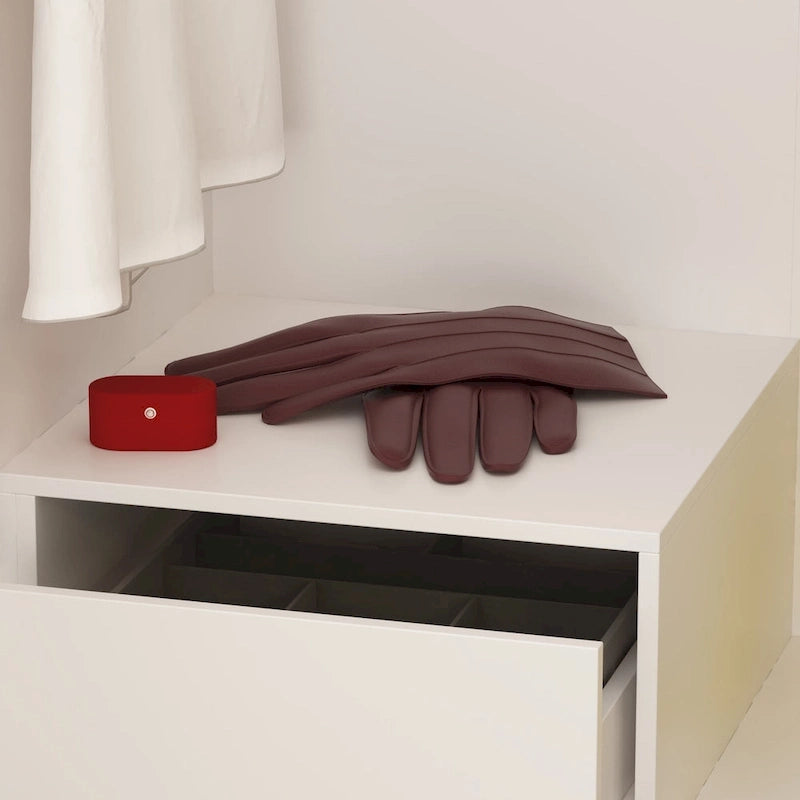 Armoire-penderie blanche avec coiffeuse, miroir LED et tiroirs