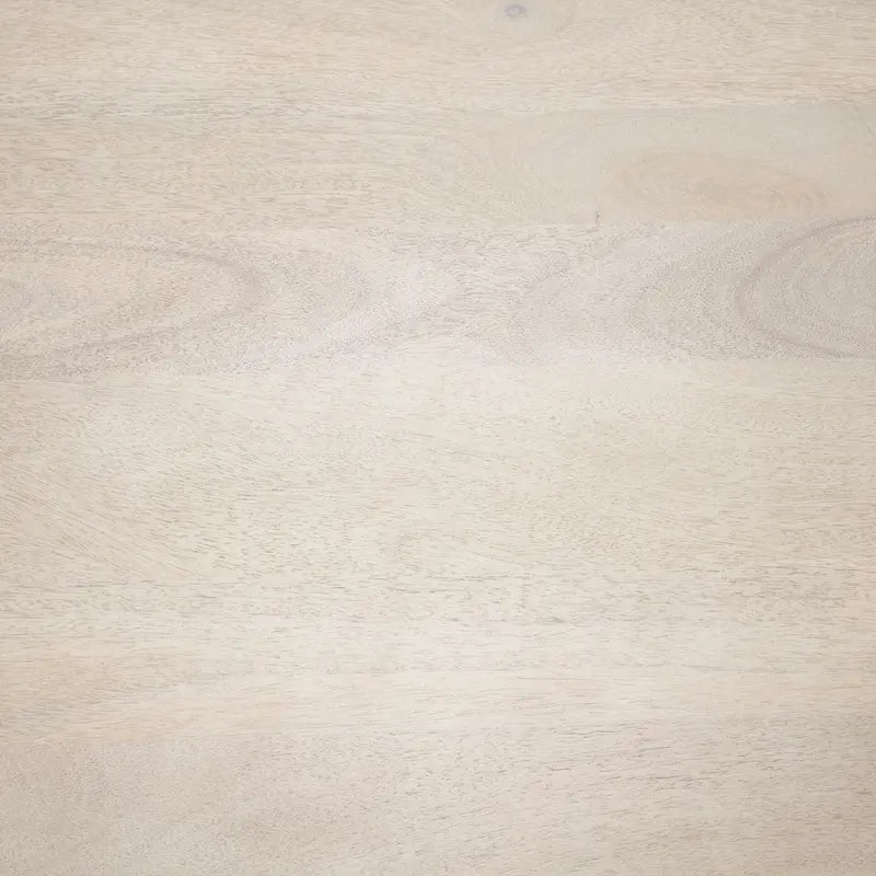 Table basse hexagonale en bois de manguier massif avec rangement caché