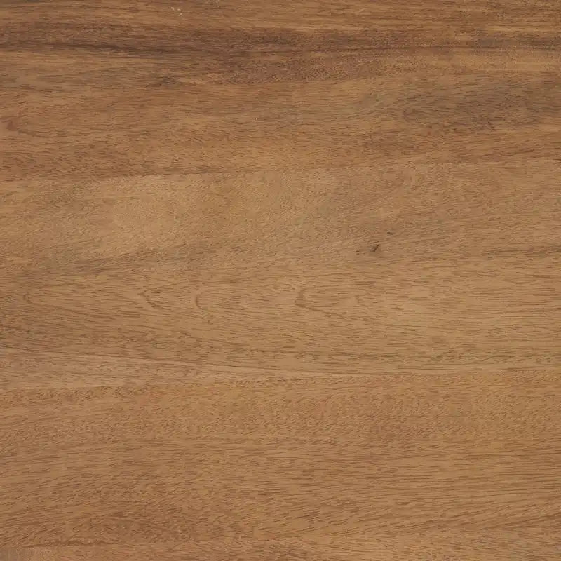 Table basse hexagonale en bois de manguier massif avec rangement caché
