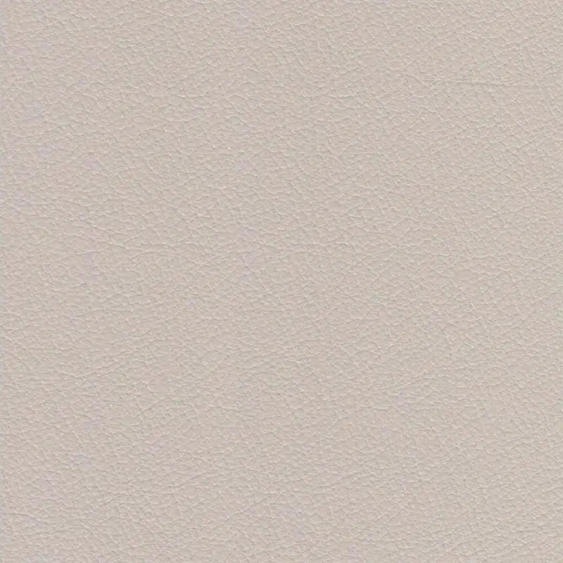 Causeuse en cuir pleine fleur avec accoudoirs carrés, gris acier et blanc glacé